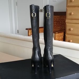 Banana Republic Christi Black Leather Boots